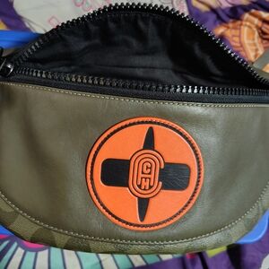 Coach Olive and Orange Belt Bag ( Authentic 💯) New No Tags. OFFERS welcome 🤗
